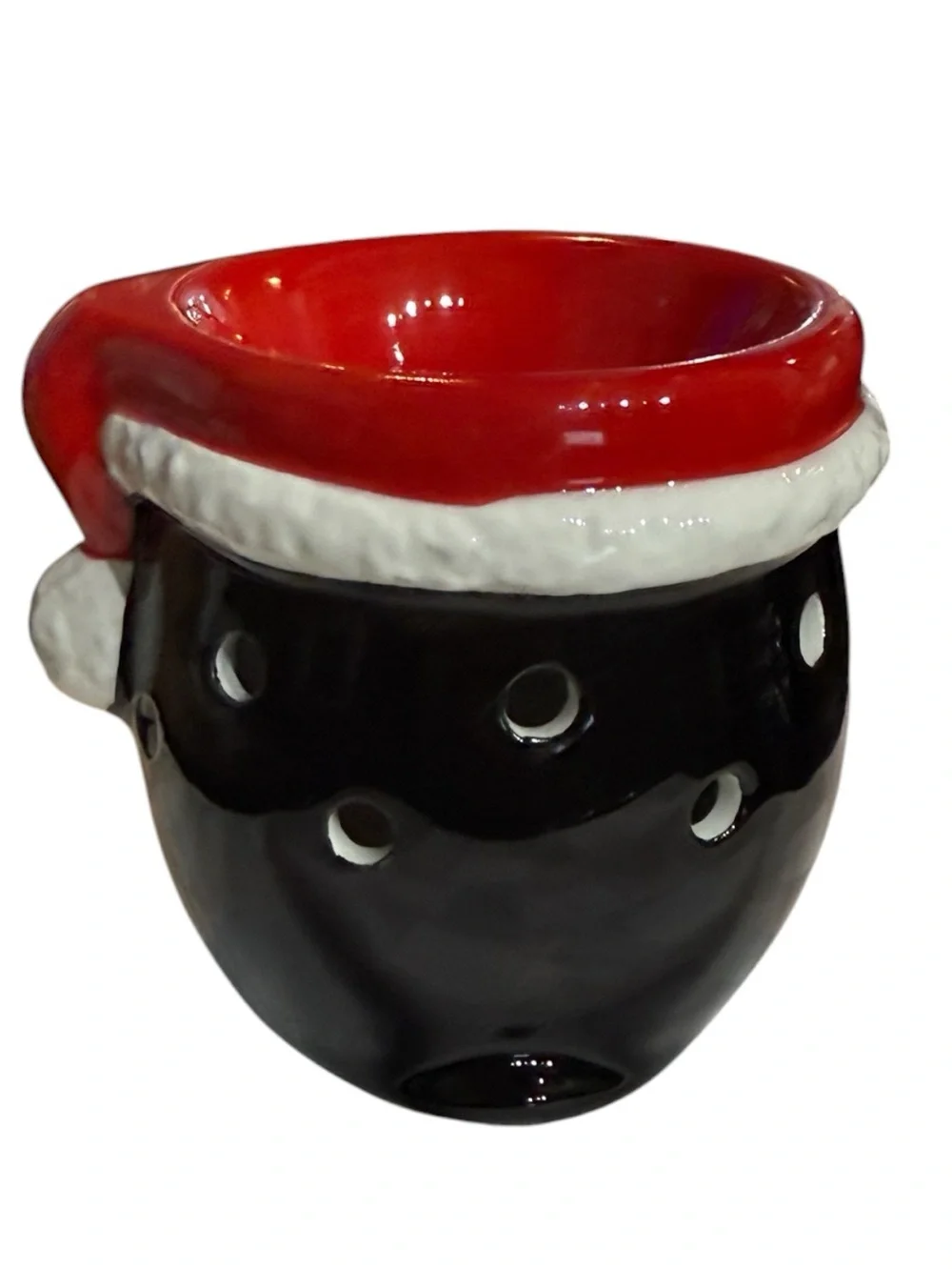 Retired Scentsy Night Light & Wax Warmer: Plug-In “Baby Tux” Penguin Santa Hat